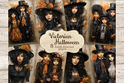 Halloween Journaling Pages, a Person Illustration by GlamArtZhanna (Thumbnail 1 of 9)