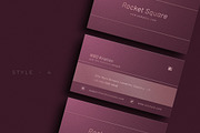 Modern Purple Business Card - V.81, a Business Card Template by Ctrl space studio (Thumbnail 5 of 6)