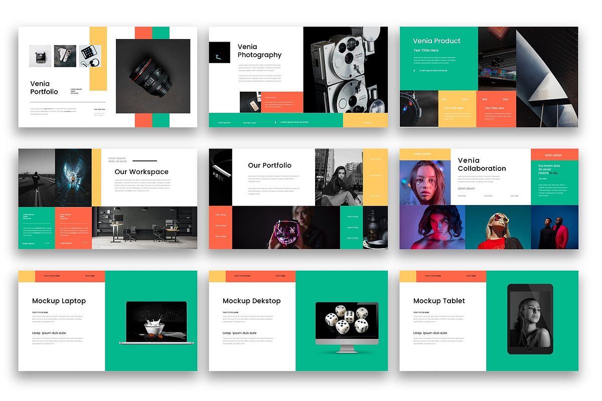 Venia–Business PowerPoint Template, a Presentation Template by kreatifreya (Photo 4 of 5)