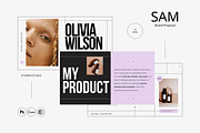 SAM / Brand Proposal / PS Canva, a Presentation Template by Ann Creative (Thumbnail 1 of 7)