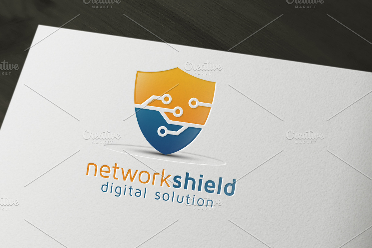 Network Security Logo, a Branding & Logo Template by NasirGrfx