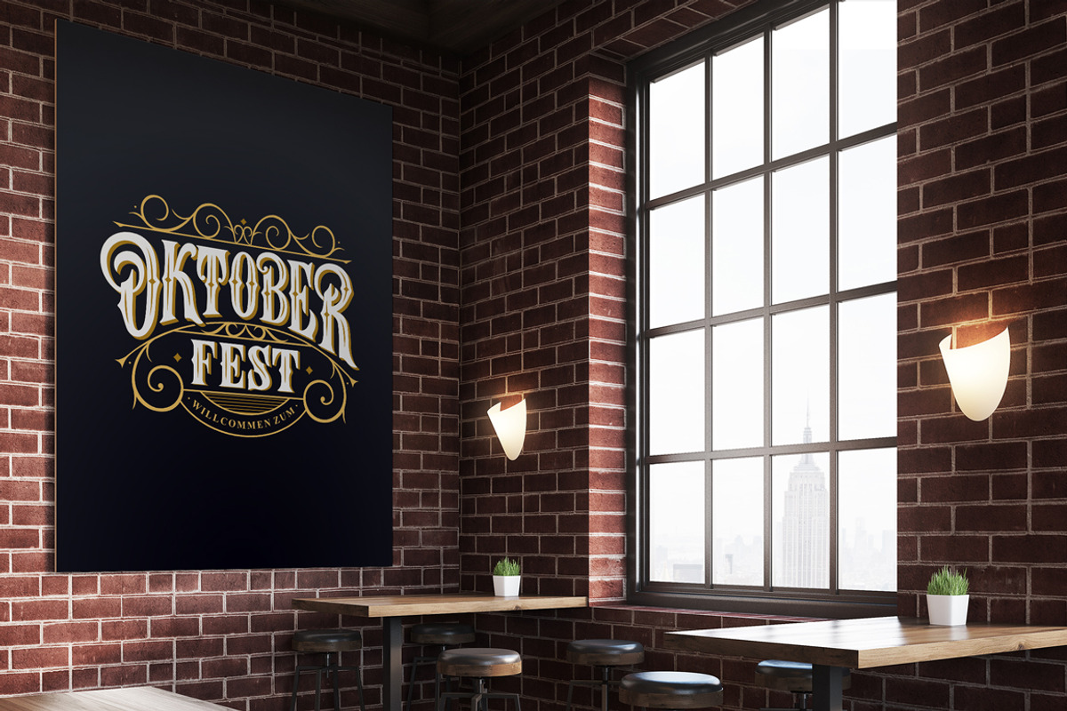 OKTOBERFEST Logotype, a Templates & Theme by Anna's Lettering (Photo 3 of 3)