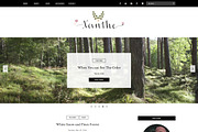Blogger Template Responsive - XANTHE, a Websites & App Template by Vefio Themes (Thumbnail 1 of 4)