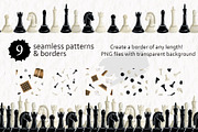 Chess Checkers Backgammon Clipart, a Sport Illustration by Elena Malgina Clipart (Thumbnail 8 of 11)