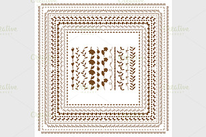 Doodle Border Frames Set, a Background Graphic by IllustrationArtShop