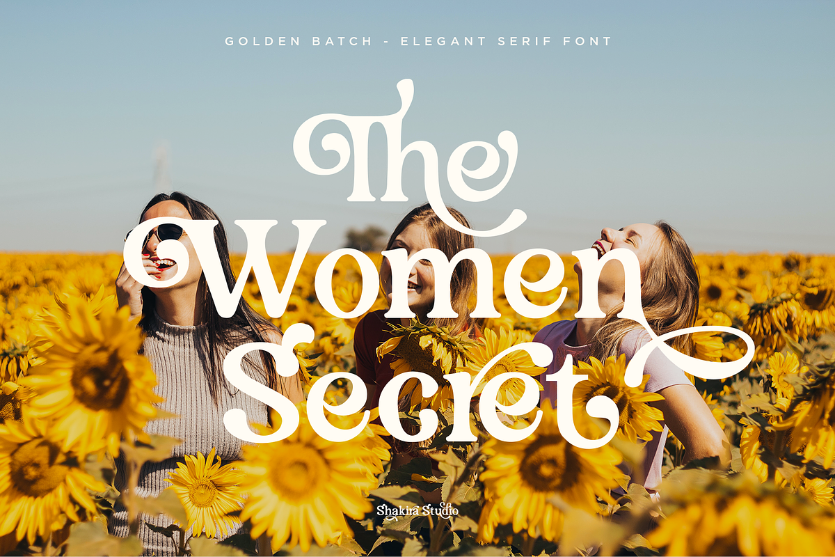 Golden Batch - Elegant Serif Font, a Serif Font by Shakira Studio (Photo 5 of 10)