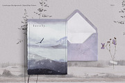 Winter Landscape Backgrounds, a Background Graphic by by creative paper (Thumbnail 3 of 13)