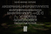 Hand Grunge Outline, a Font by Elegrad Design Agency (Thumbnail 2 of 2)