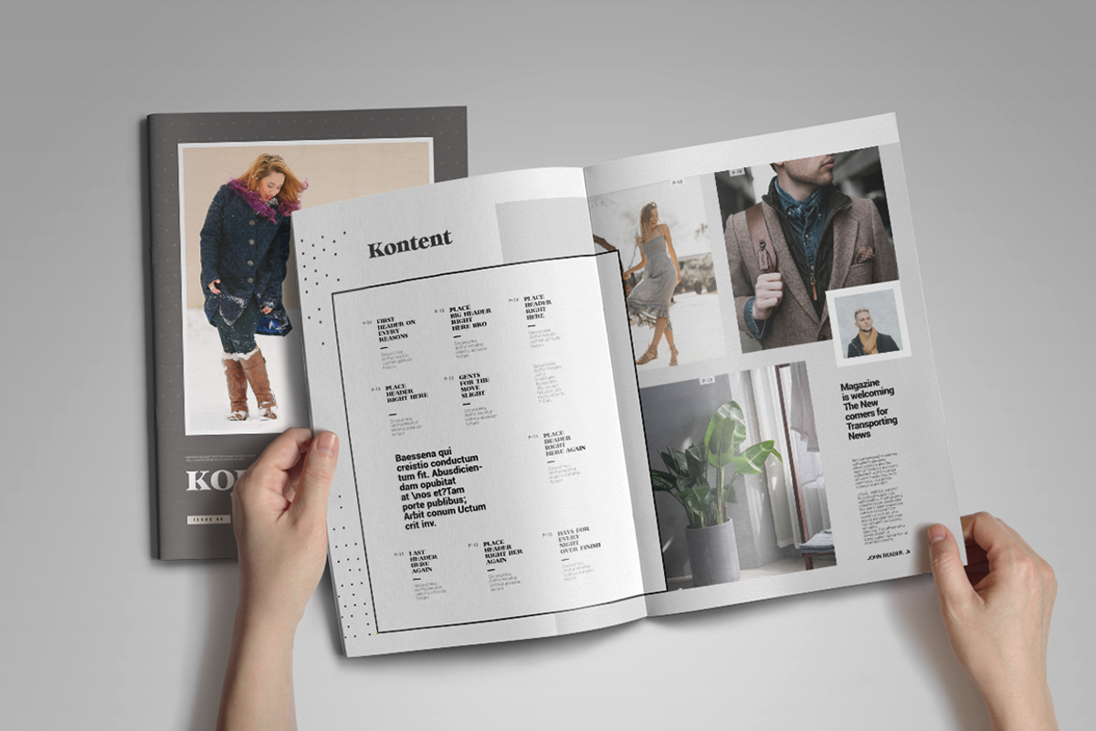 Kojima | Magazine Template, a Magazine Template by spidergraph (Photo 2 of 11)