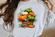 Whimsical Halloween Pumpkin Clipart, a Seasonal Illustration by Designworld (Thumbnail 6 of 7)