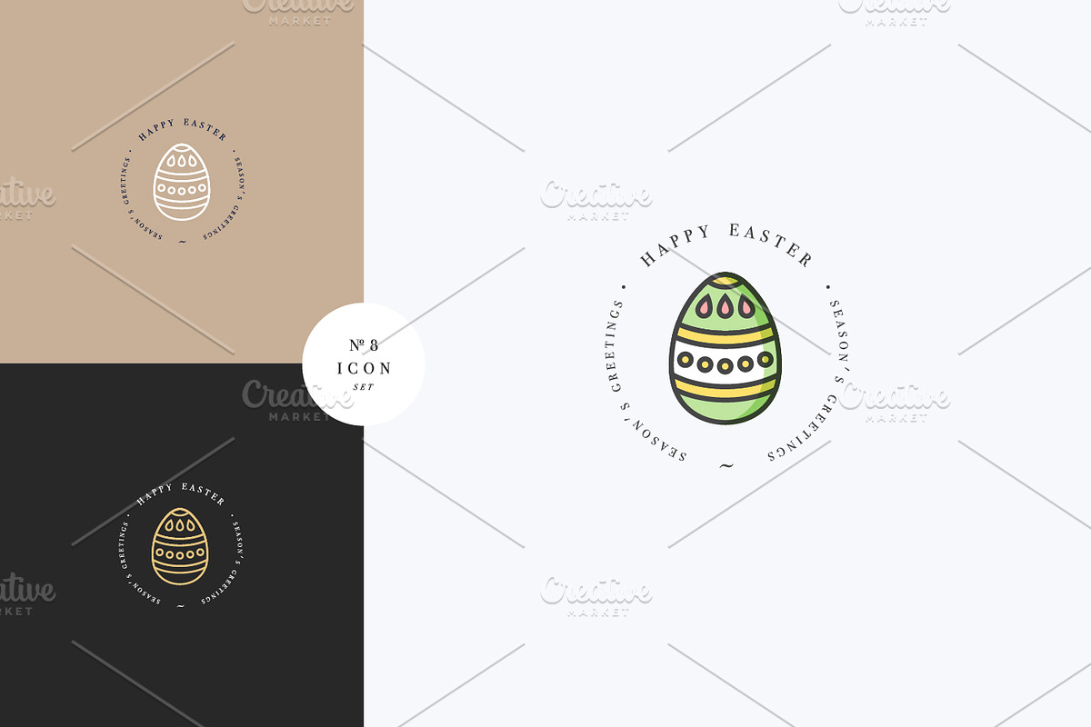 Easter collection, a Branding & Logo Template by oxygen_8