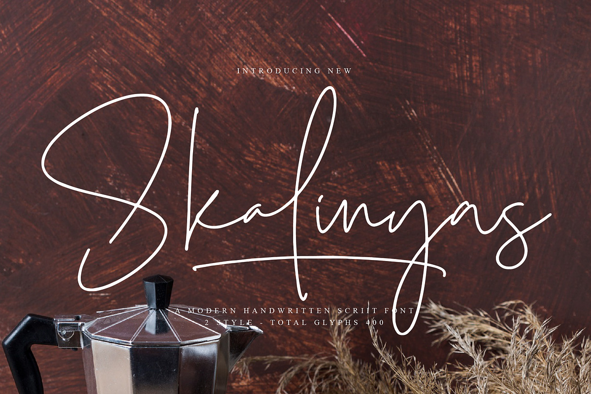 Skalinyas, a Script Font by operatype.co (Photo 1 of 15)
