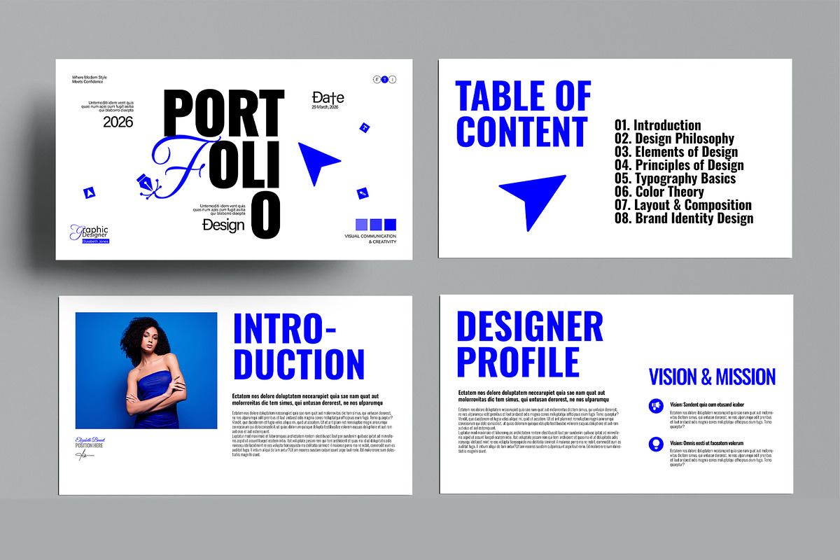 Creative Artist Design Presentation, a Presentation Template by MightyDesign (Photo 2 of 8)