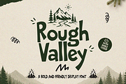 Rough Valley, a Sans Serif Font by cocodesign (Thumbnail 1 of 7)