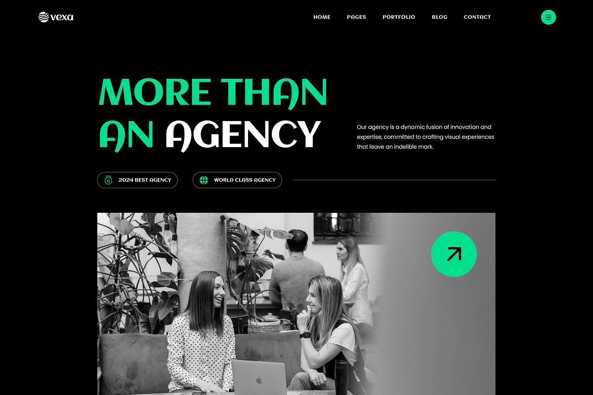 Vexa - Creative Portfolio NextJS, a React Template by AliThemes (Photo 2 of 9)