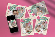 Retro Easter Egg Hunt Greeting Card, a Card Template by graphicook (Thumbnail 1 of 4)