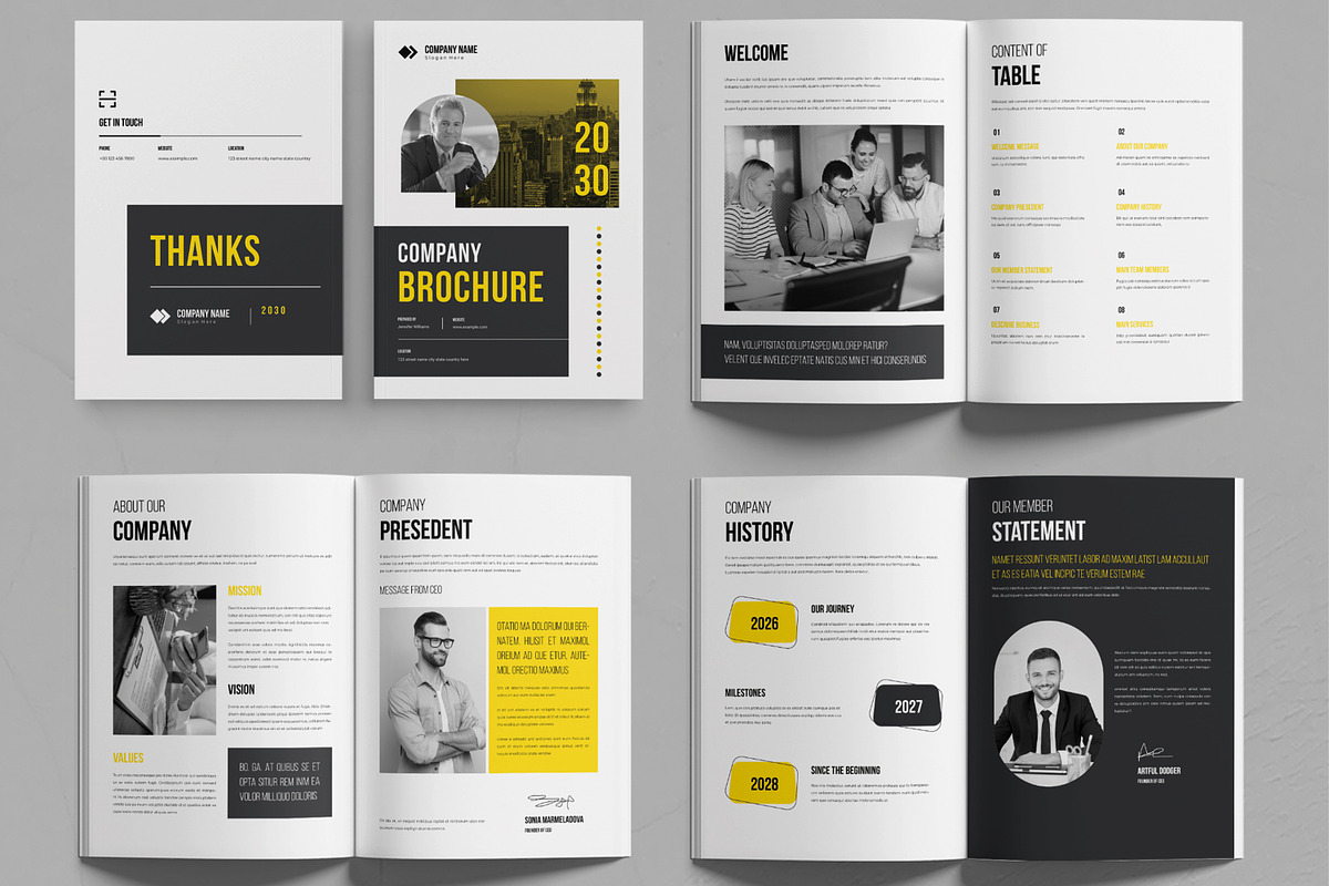 Creative Corporate Company Brochure preview 2