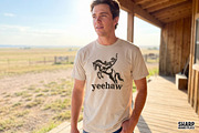 Yeehaw Bucking Bronco Rodeo Rider, an Object Graphic by SharpMarketplace (Thumbnail 4 of 5)