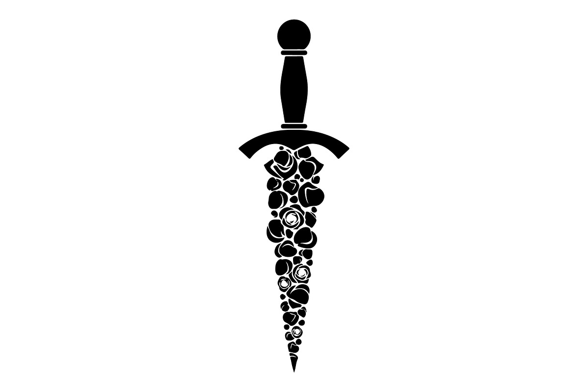 Ornamental Dagger Silhouette Bundle, an Object Illustration by Gaye Art (Photo 10 of 31)