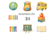 21 School Supply, a Decorative Illustration by Pati Charm Studio (Thumbnail 3 of 8)