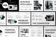 Business Pitch Deck Google Slide, a Presentation Template by graphicook (Thumbnail 1 of 5)