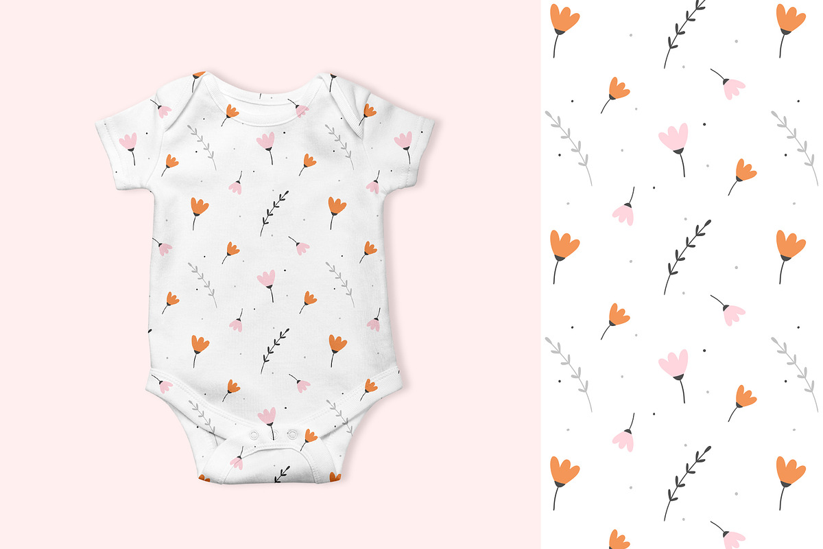 Floral seamless pattern, a Pattern Graphic by hanifa_design (Photo 3 of 9)