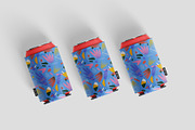 Can cooler mockup, can mockup mockup, a Packaging Mockup by GraphicVil (Thumbnail 6 of 9)