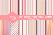 light pink vertical stripes pattern, an Illustration by Designworld (Thumbnail 1 of 4)