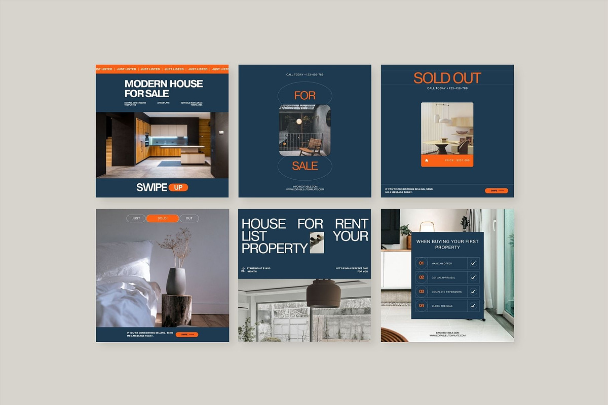 140 Luxury Real Estate Template, a Social Media Template by Prapti Design (Photo 8 of 12)