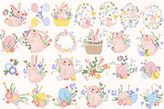 Spring Easter, Bunny collections, a Graphic by Usis (Thumbnail 8 of 27)