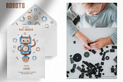 Robots watercolor collection, an Animal Illustration by Marina Ermakova (Thumbnail 5 of 10)