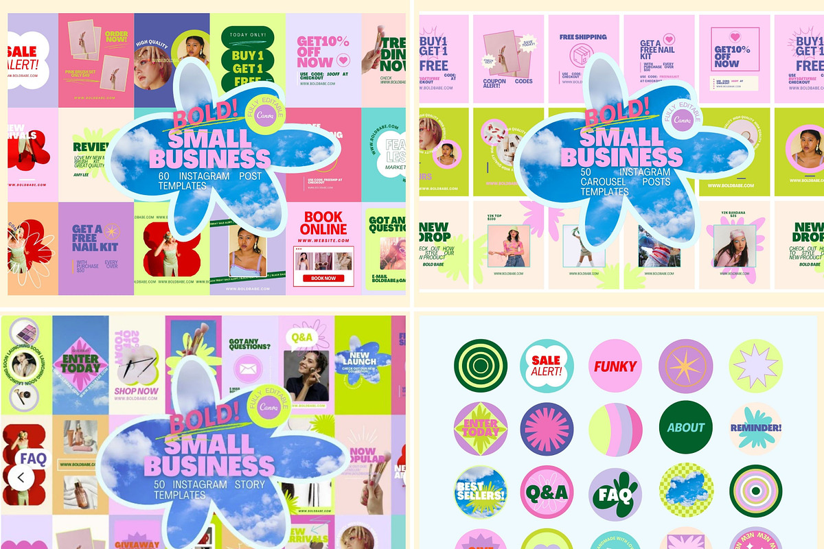 Bold Business Branding Starter Kit, a Branding & Logo Template by Hell Yeah Designs (Photo 11 of 17)