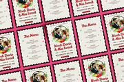 Flora Wedding Invitation Template, an Invitation Template by iDoodle Studio (Thumbnail 3 of 4)