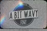 A Bit Wavy, a Handwritten Font by Beast Designer (Thumbnail 1 of 2)