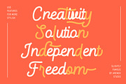 Slightly Famous Monoline Script Font, a Script Font by Arendxstudio (Thumbnail 2 of 9)