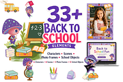 Back to School Design Bundle, an Education Illustration by FaliushViktoriaArtist (Thumbnail 1 of 13)