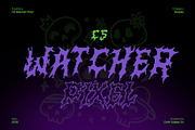 CS Watcher Pixel, a Blackletter Font by Craft Supply Co. (Thumbnail 1 of 8)