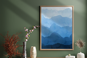 Blue Minimalist Wall Art Set of 4, a Poster Template by Coldgrey Design Studio (Thumbnail 5 of 7)