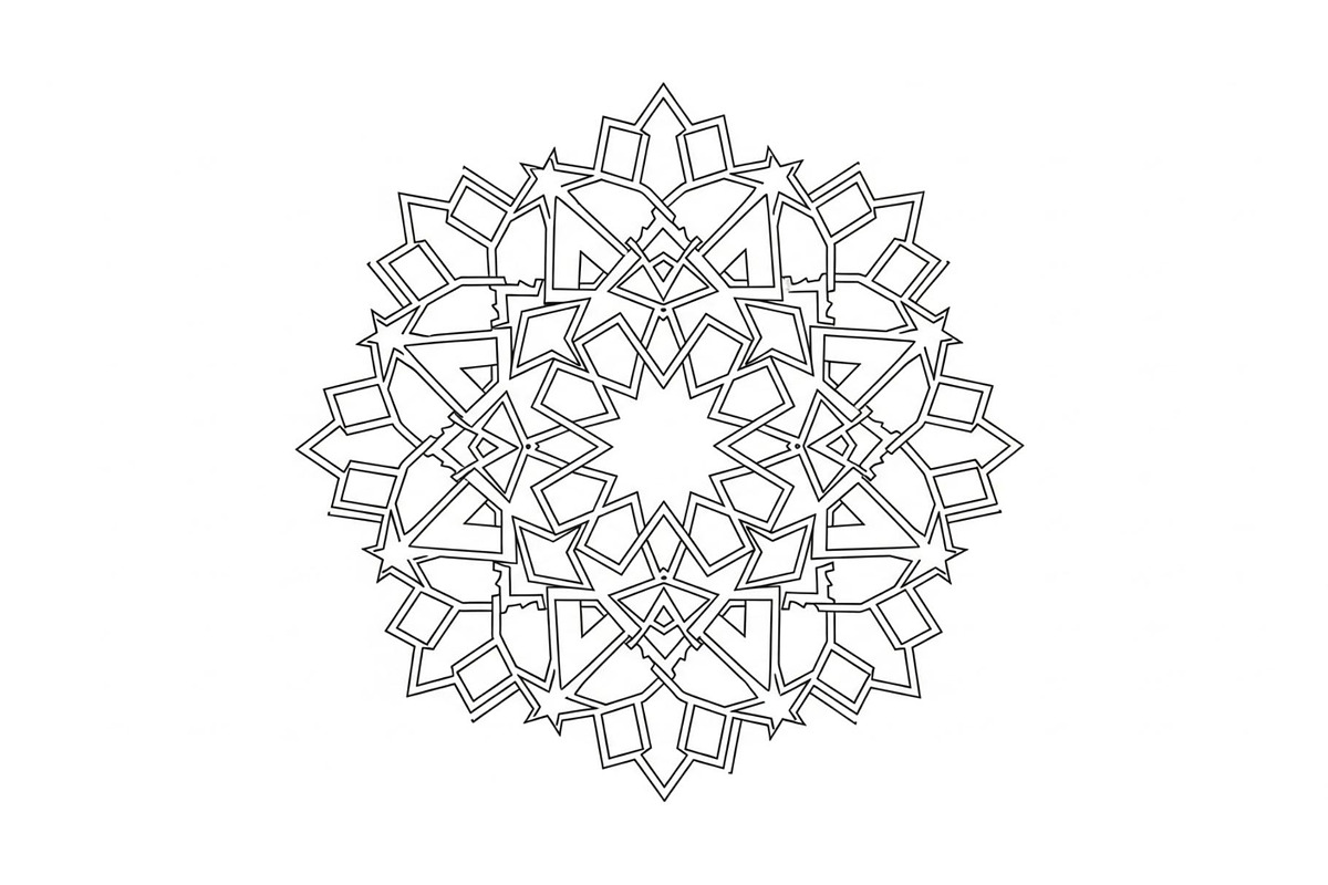 Islamic Mandala Geometric Bundle, an Illustration by Gaye Art (Photo 9 of 51)