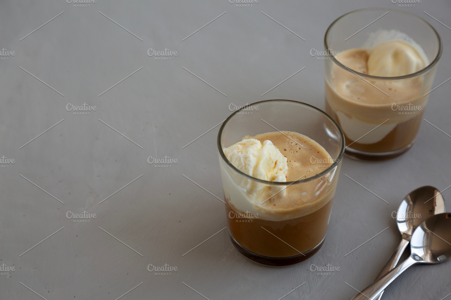 Homemade Affogato Coffee Ice Cream, a Food & Drink Photo by LiudmylaChuhunova