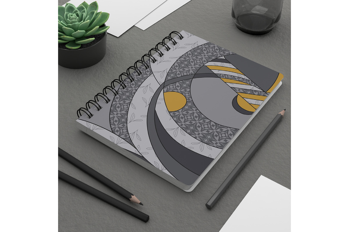 Industrial Spirals-  Home & Fashion, an Illustration by kraalikaacreations (Photo 2 of 3)