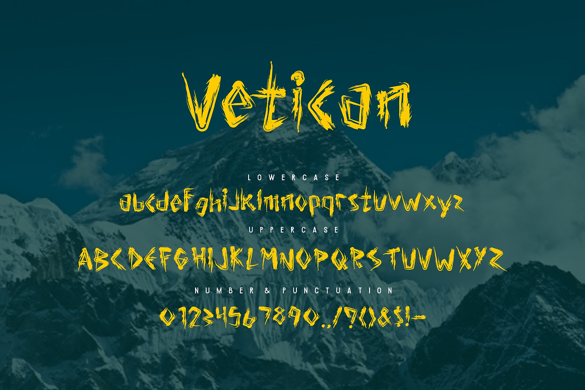 Vetican Brush Font preview 4