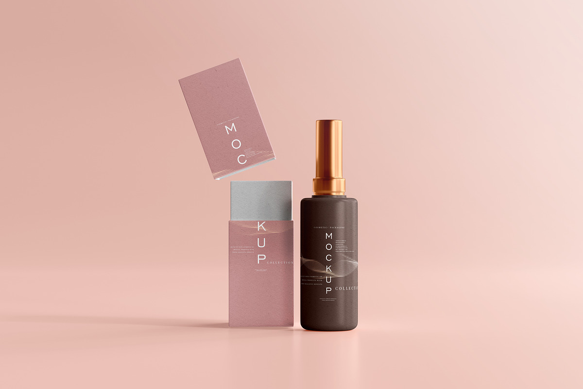 390+ Cosmetic Branding Mockup Scenes, a Cups & Container Mockup by pmvch (Photo 241 of 367)