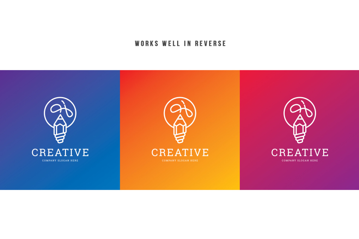 Creative Bulb Logo, a Branding & Logo Template by Designbase (Photo 3 of 5)