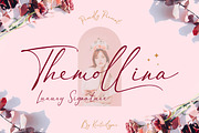 Themollina, a Script Font by kerismaker (Thumbnail 1 of 12)