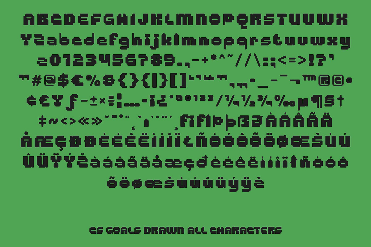 CS Goals Drawn, a Sans Serif Font by Craft Supply Co. (Photo 8 of 8)