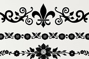 Beautiful floral decoration elements, an Illustration by Amazin_art (Thumbnail 11 of 17)