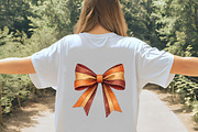 Watercolor Autumn Patchwork Bow Clip, an Illustration by CrexoraLab (Thumbnail 5 of 5)