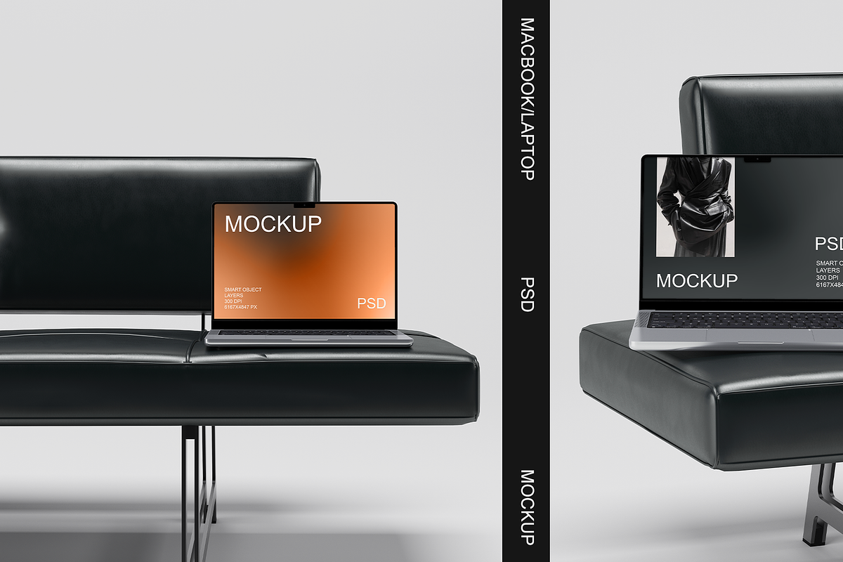 Macbook Laptop Mockup, a Mac Mockup by Replika Machine (Photo 4 of 6)
