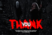 Death Bighost - Horror Font, a Blackletter Font by QR Design Studio (Thumbnail 5 of 9)